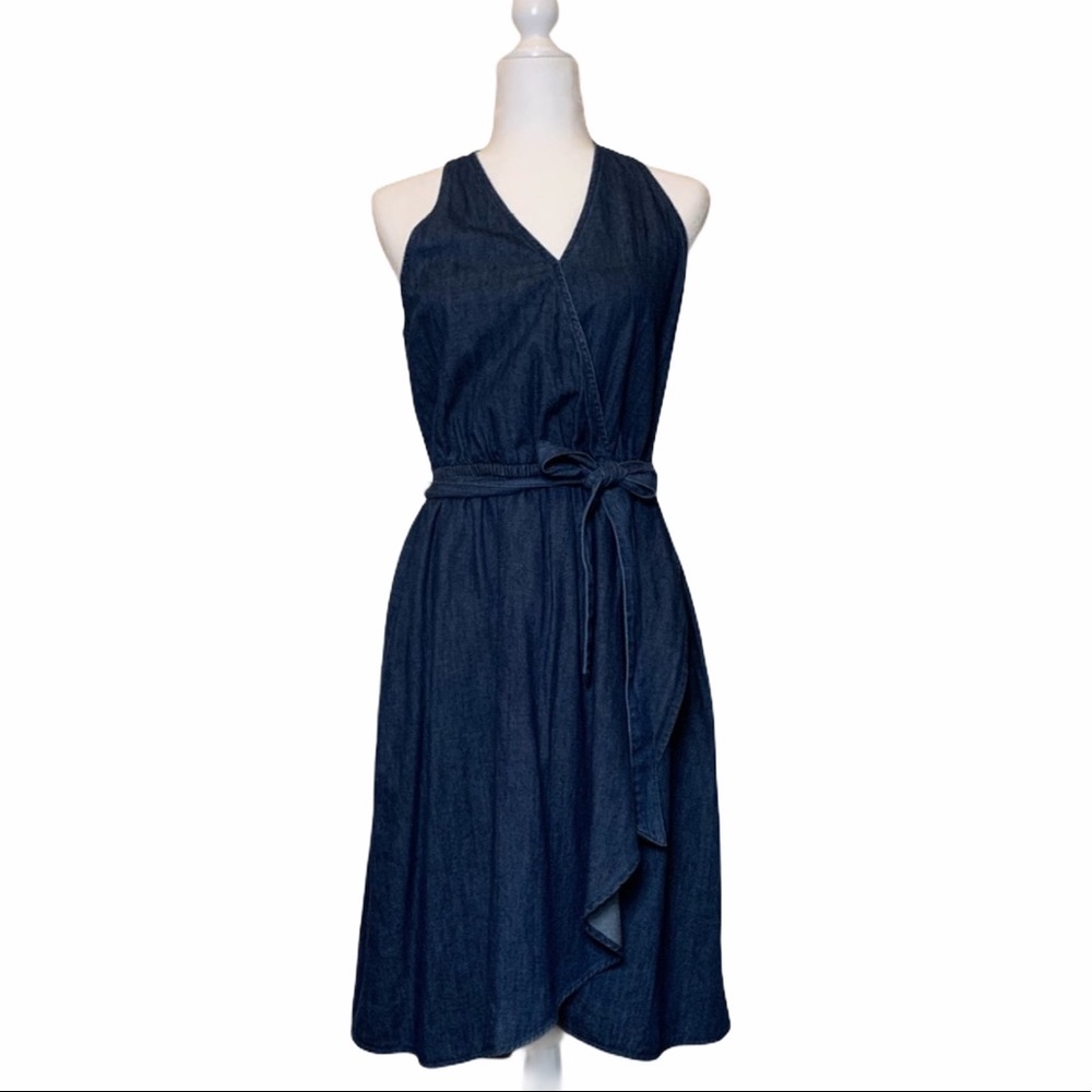 Universal Thread Denim Chambray Wrap Dress